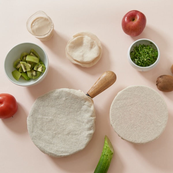 Hemp Bowl Cover for left over food